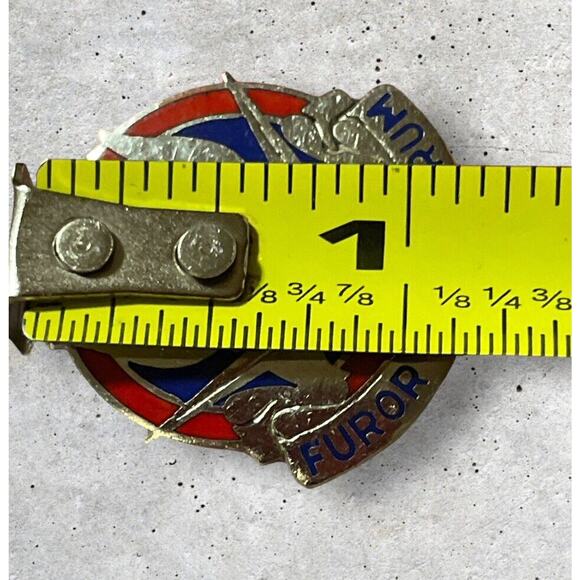 Vintage IRA Green Inc Lapel Pin Tackle G23 Enamel Gold Tone Collectible - Picture 6 of 7